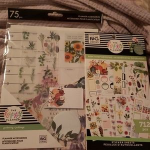 Gardening planner accessories pack and stickers